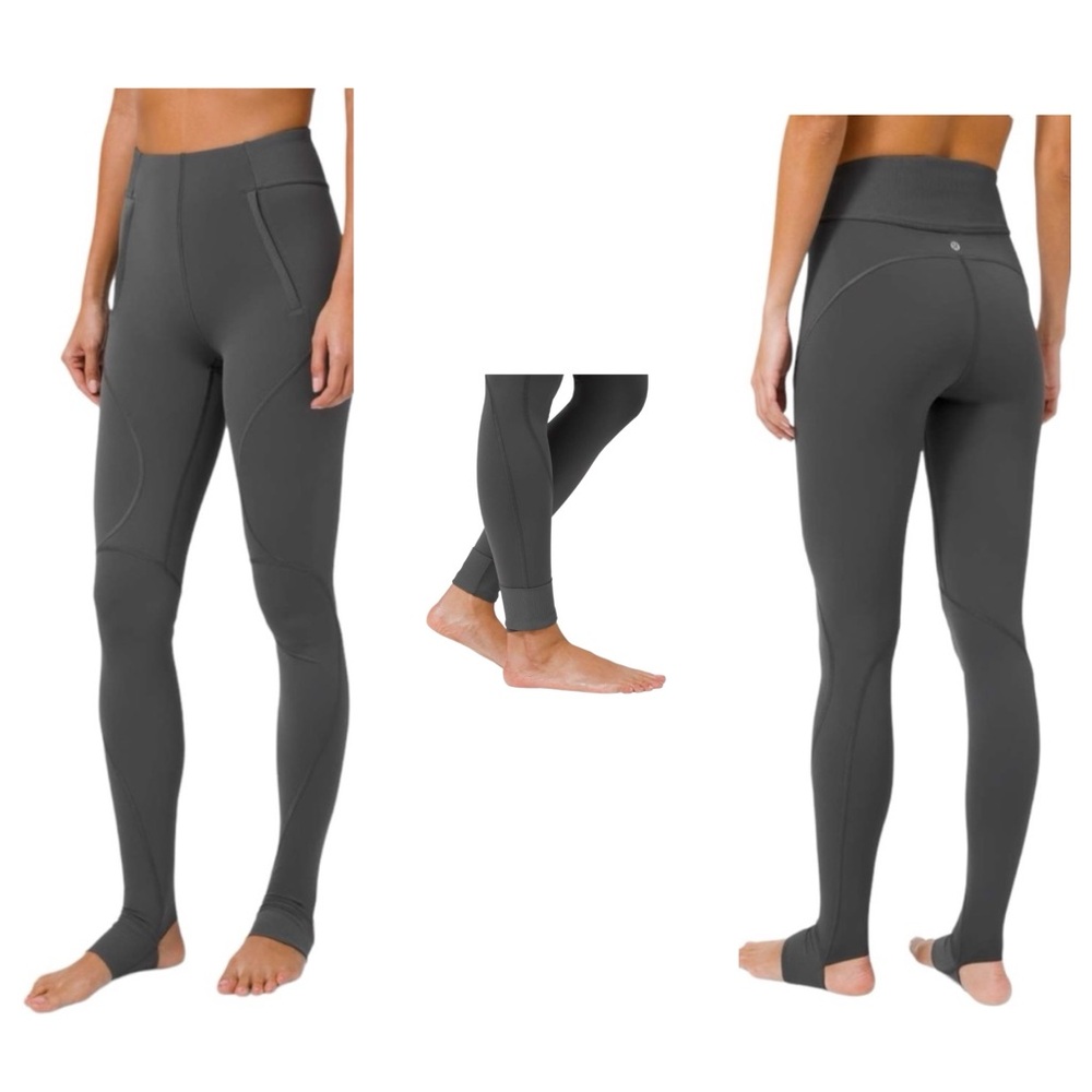 NWT ✨ Lululemon Train Free Super High-Rise Tight 32" Graphite Grey Size 2